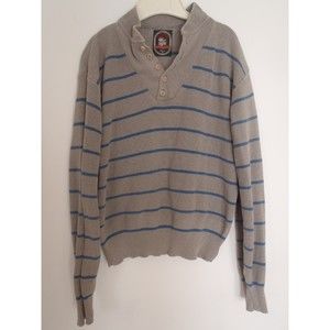 VTG Alps Rugged Outdoors Men's Pullover Crew Neck Sweater Wool M